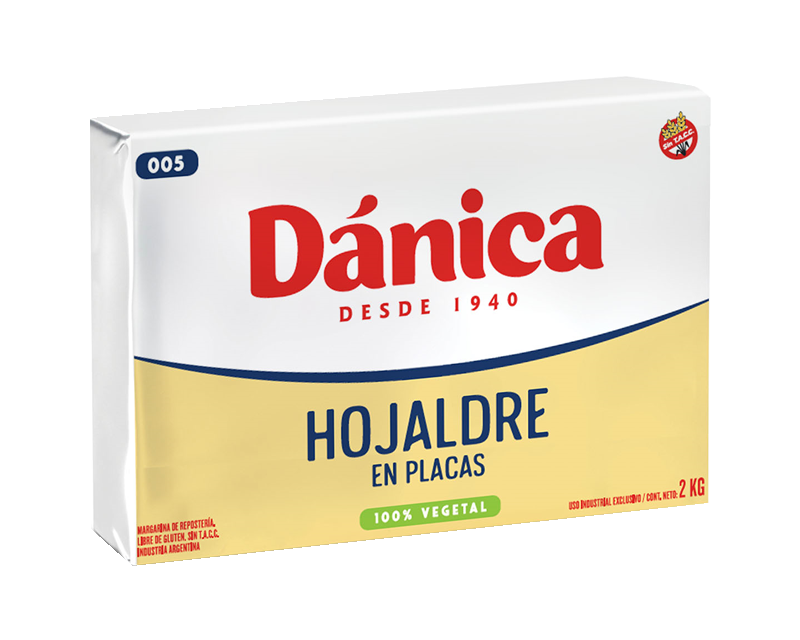 Dánica Hojaldre Tradicional Placa